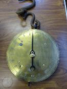 A vintage Salter brass dial Balance, 26 cms diameter face.