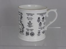 Royal Worcester half pint tankard, a limited edition of 500, produced to commemorate the centenary