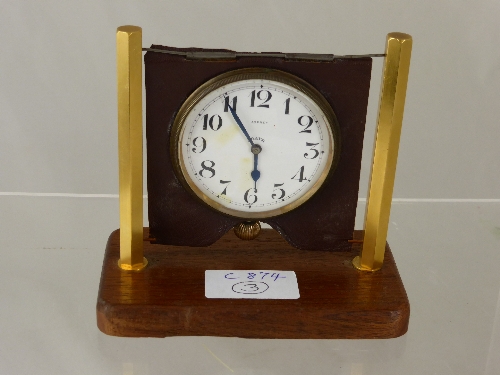 An Asprey eight day travel clock.