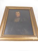 19th Century Portrait depicting a lady , inscribed to back " copied by Thomas Hill from a 1667