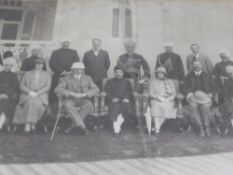 Antique Black and White Photograph, depicting Mr and Mrs A.W McNair, Prince and Princess Arthur