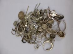 Miscellaneous Silver and Sterling Jewellery, and some white metal, including rings, bracelet,