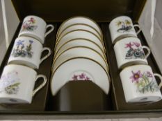 A collection of misc. porcelain including boxed Royal Worcester cream jug and sugar bowl, a coffee