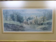 Audrey Hammond - two limited edition signed prints depicting Sudeley Mill Cottages ( 54 of 500 ) and