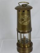 An E Thomas & Williams Ltd., Miner`s Lamp Cambrian No. 19582, Maker`s Aberdare Wales, approx 25 cms