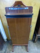 A Vintage Trouser Press, together with a child`s Windsor chair. (2)