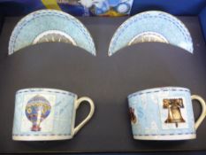 Miscellaneous Quantity of Porcelain, including Wedgwood Cup and Saucer, Royal Worcester Game Birds