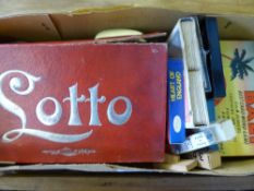 Quantity of Vintage Games, including Lotto, Bali, Card Sets etc