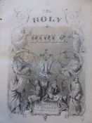 Two Antique Family Bibles, one being Payne`s Illustrated Family-Bible by Joseph Temple and Revd. W