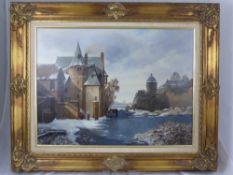 R. Jaap, Original Oil on Canvas, a copy of the original ""Camelis Lieste"", signed Jaap, approx 60