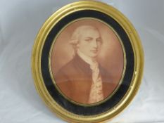 Portrait of Sir Charles Price 1st Baronet of Spring Grove, from the original miniature.