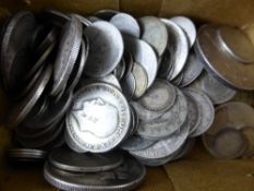 A Miscellaneous Collection of 1920 and pre Silver Coins including 1889 and 1890 silver crowns,