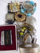 A box of miscellaneous costume jewellery, necklaces, brooches, etc