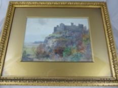 Pair of Victorian watercolours - A Netherwood R C A, one depicting Harlech Castle, North Wales,