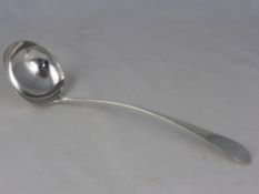 Solid Silver Soup Ladle, Edinburgh hallmark, dated 1801, m.m Alexander Henderson, approx 180 gms.