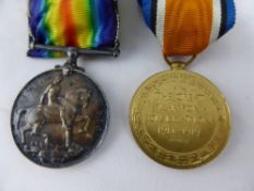 Group of Two Medals, awarded to 199413 Bmbr. W Cook, R.A together with a Victory medal together