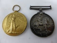 Group of Two Medals including Great War Medal awarded to L-29841 Sgt H.A. Burley. R.A. together