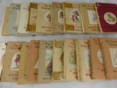 A vintage series of Beatrix Potter books, nineteen in total.