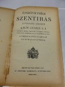 Quantity of Antique Hungarian Prayer Books, together with vintage children`s language teaching