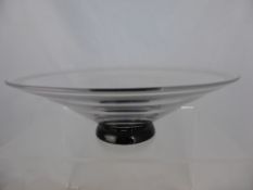 Keith Murray 1892 - 1981, a Glass Fruit Bowl signed to base.