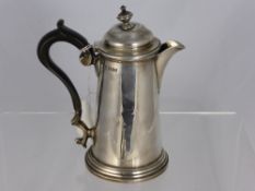 A Solid Silver Water Pot, Sheffield Hallmark, dated 1922/23, mm Martin Hall & Co. Ltd., 340 gms