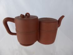 A Little Pottery Original `Double` Tea Pot.