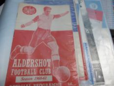 Quantity of Football Programmes including Football League Football Programmes 1970 and 80`s, Cup