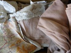 A Quantity of Antique Lace including Collars, Cuffs and Bibs together with four pairs of Vintage