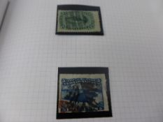 A small blue album of early Commonwealth stamps, all less common, some rare - eg. Bermuda 1910 12/6