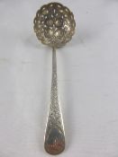 Solid Silver Georgian Berry Sugar Sifter, London hallmark, m.m H G, dated 1814    approx 30 gms.