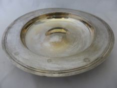 A Solid Silver Dish, London hallmark, m.m. J & M.S. dated 1895.