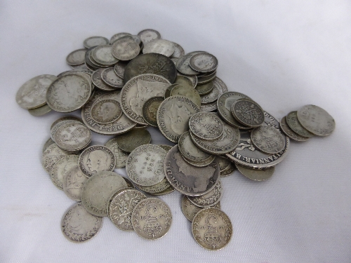 A Miscellaneous Collection of mostly, pre 1920 GB Silver Coins, including George IIII 1821, Anna