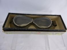 A Pair of Vintage Army Glass Goggles