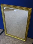 Rectangular Gilt Edged Mirror,