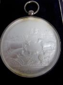 A Staffordshire Agricultural Society Presentation Medal awarded to Mr Richard Radcliff, Walton Hall