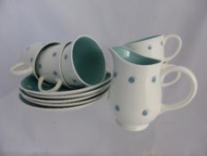 A collection of miscellaneous porcelain incl. a part Susie Cooper tea set comprising five teacups