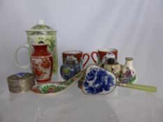 A Collection of Miscellaneous Oriental Porcelain and Collectable Items, including Japanese Tea