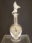 Faberge Crystal Decanter, the limited edition Snowdove Crystal Decanter is hand-blown and hand