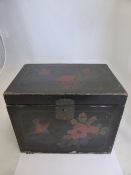 A collection of antique and other ring boxes together with a Victorian Chinese lacquer box