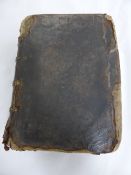 Book of Common Prayer from the reign of Charles II, bound together with a bible of similar date,