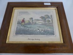 After Samuel Howitt Four Coloured Prints including Duck Shooting, Snipe Shooting, Partridge