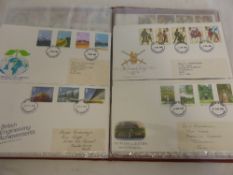 A collection of misc. all world stamps, in two albums another album of first day covers.