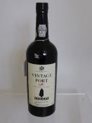 Bottle of Sandeman`s 1985 Vintage Port.