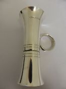 A Birmingham solid silver double ended spirit measure (boxed)