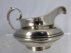 Victorian solid silver cream jug, London hallmarked, dated 1841 / 42, mm Charles Thomas Fox & George