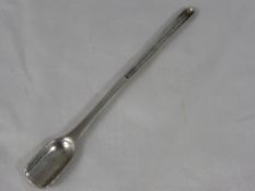 An Antique (possibly Georgian) Solid Silver Marrow Scoop, mm R C, approx. 32 gms.