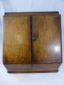 Edwardian Stationary Box with fitted interior for stationary and a lift top for smaller postal