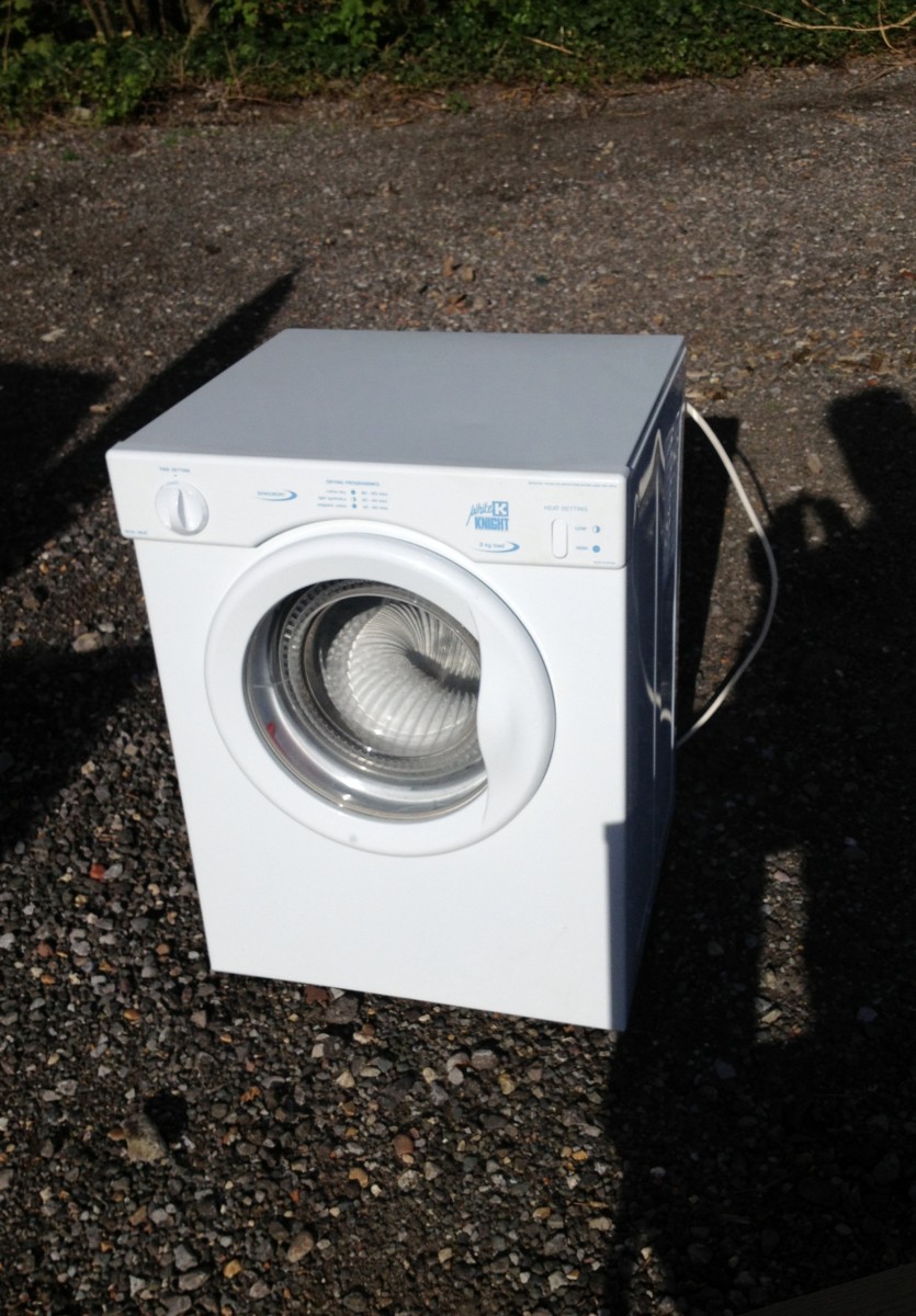 white knight tumble dryer no reserve