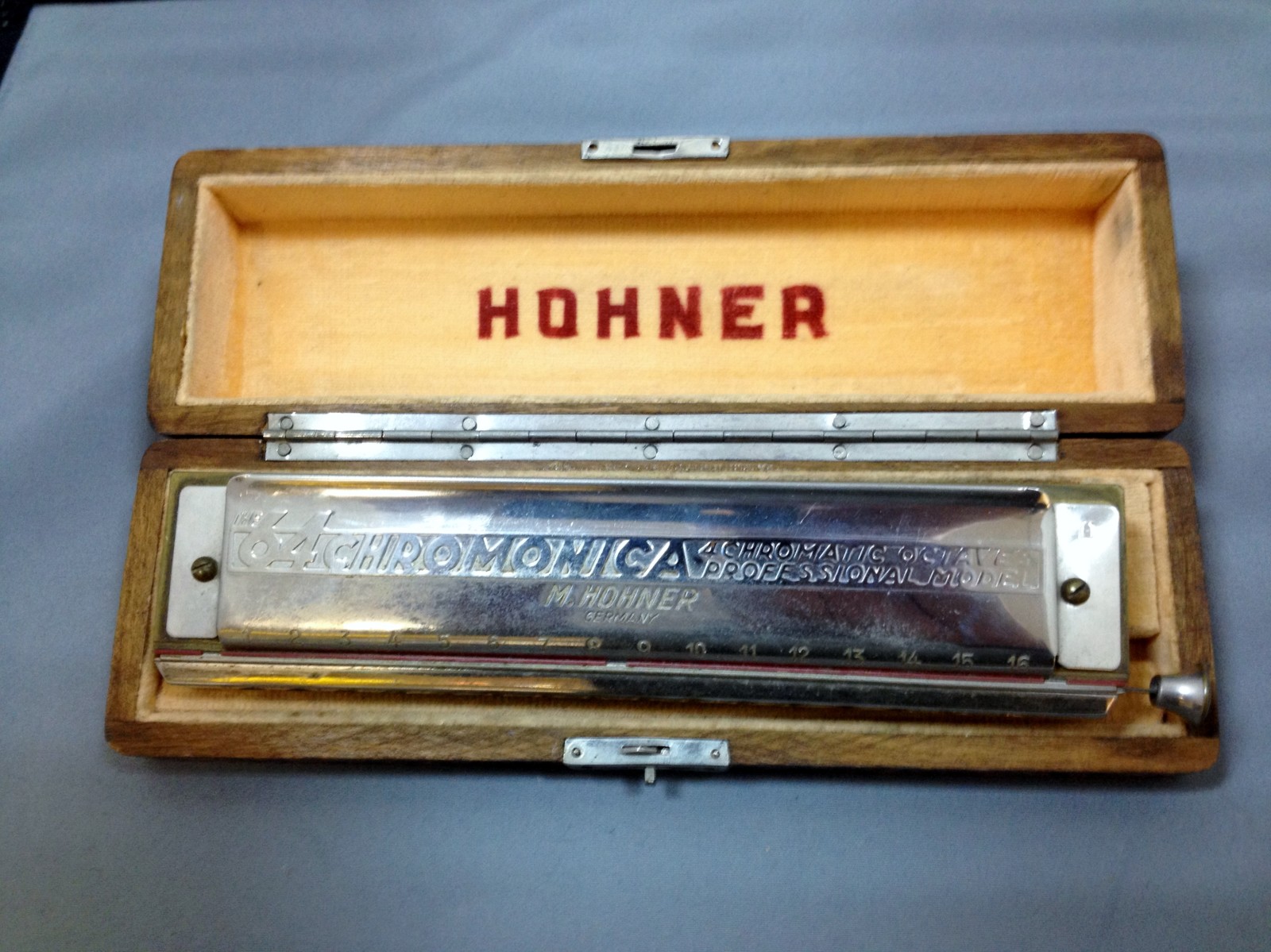 large honer mouth organ with case no reserve