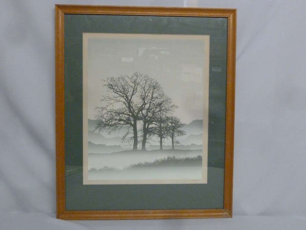 Bob Sanders limited edition print 170/200 Country Walk - provenance to verso - 43 x 35cm